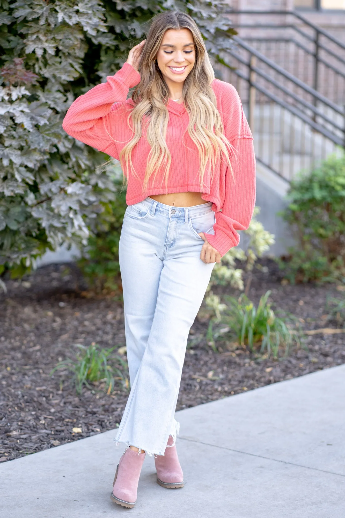 Meritorious High Rise Slim Wide Leg