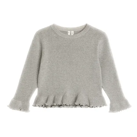 Metallic Frill Jumper
