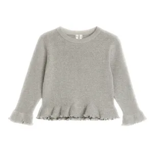 Metallic Frill Jumper