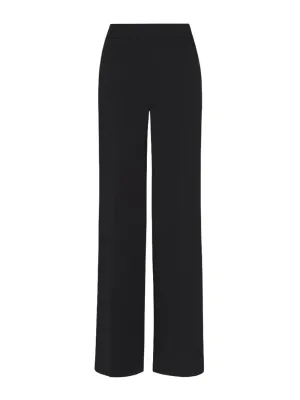 Milly Natia Crepe Pant in Black