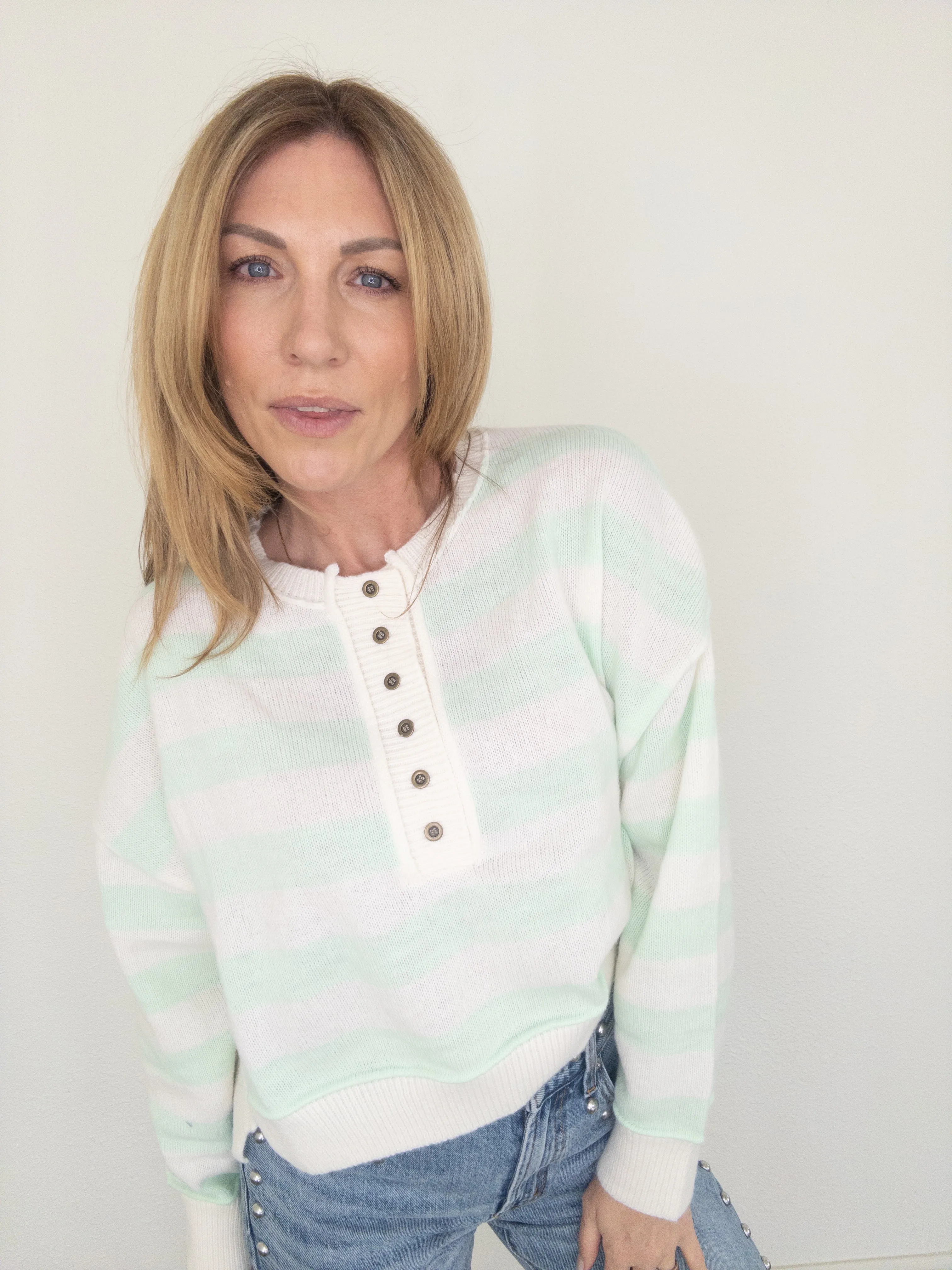 Mint Tree Sweater
