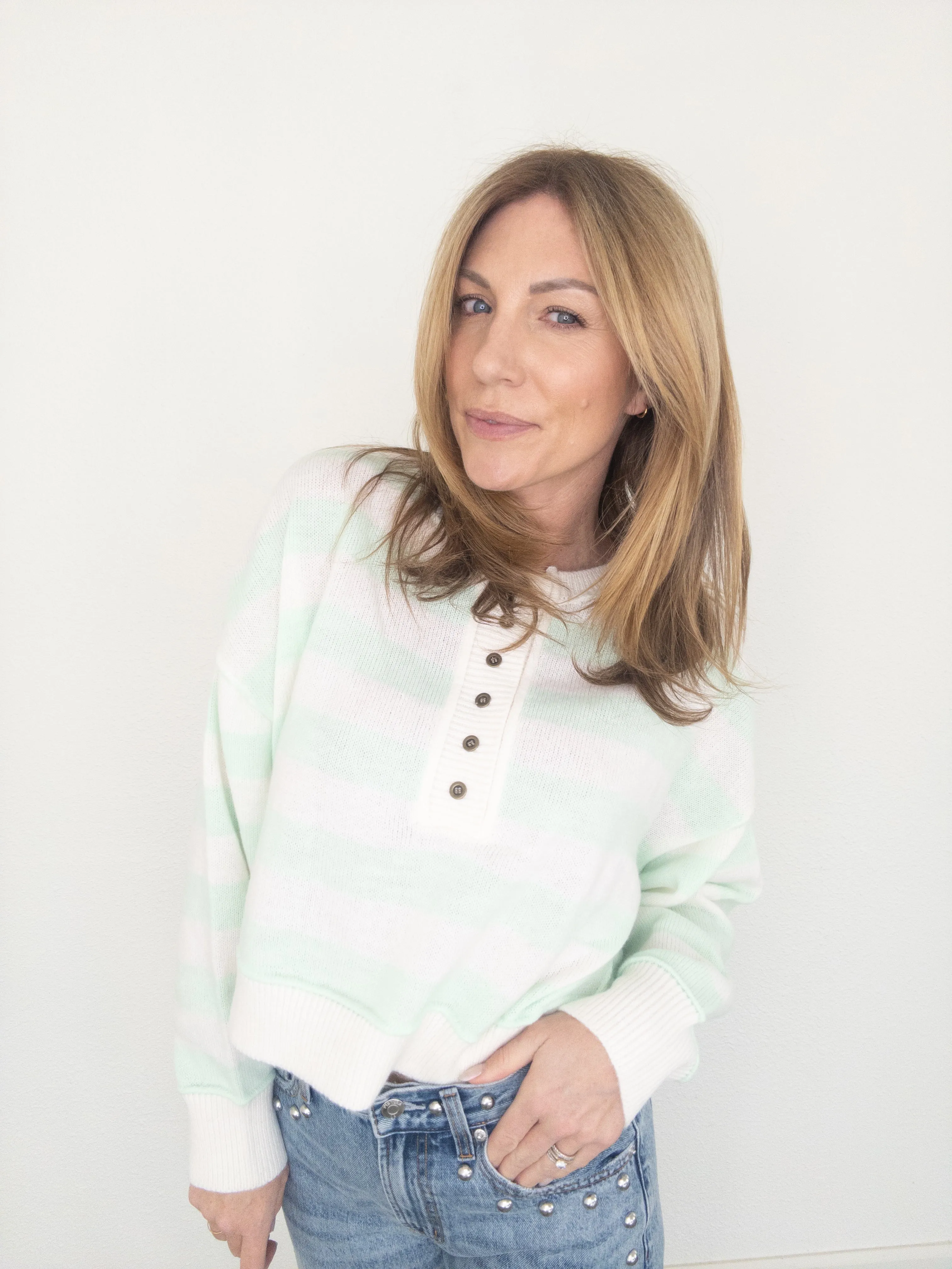 Mint Tree Sweater