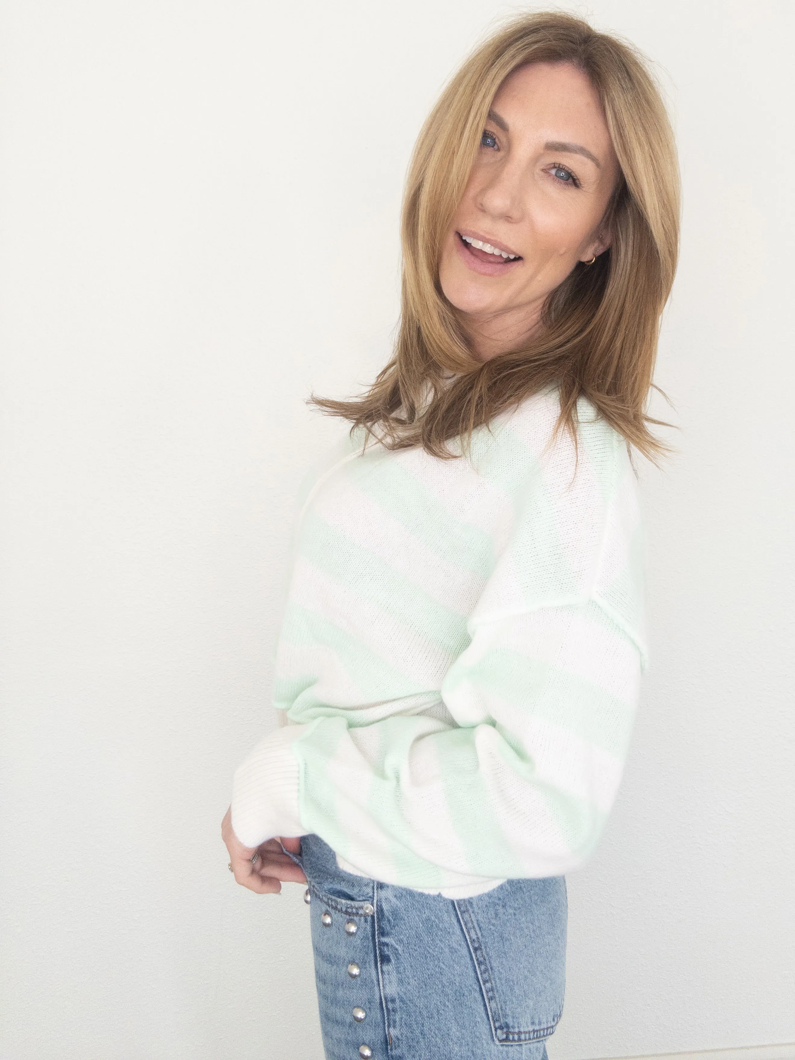 Mint Tree Sweater