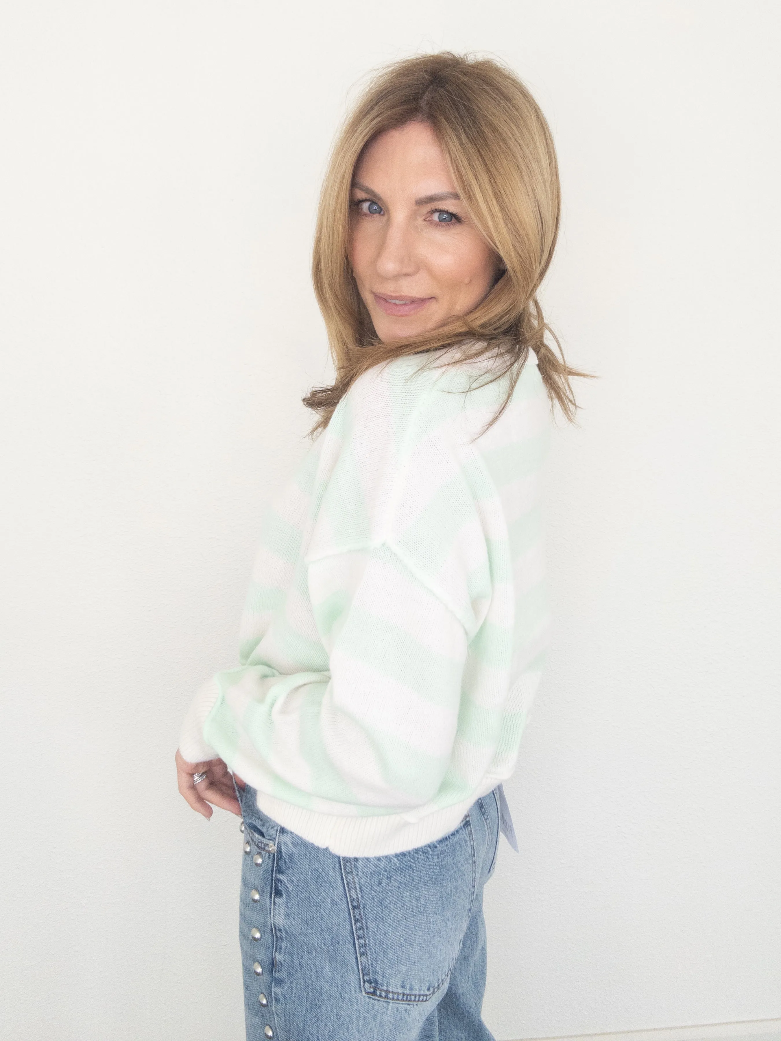 Mint Tree Sweater