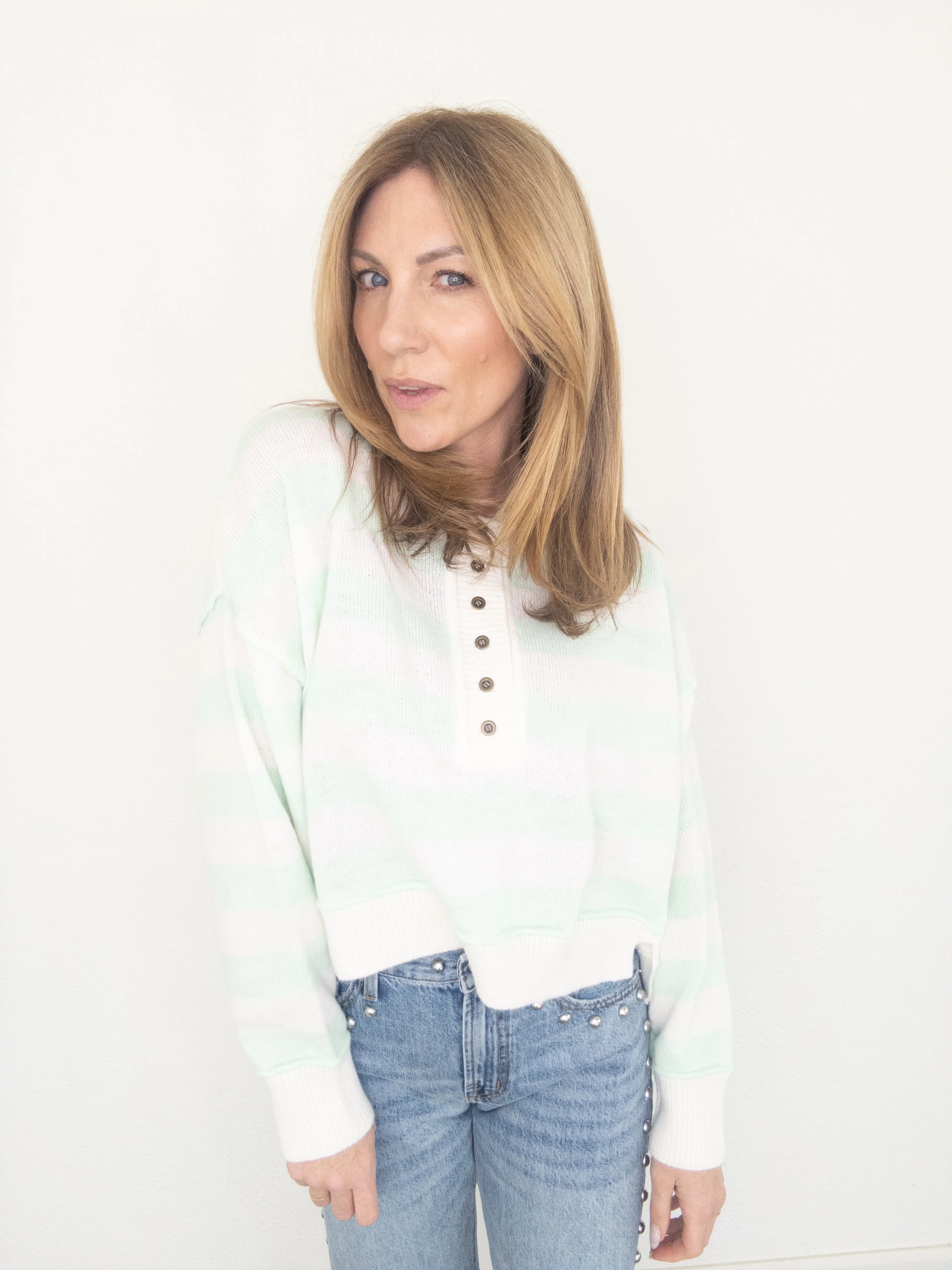 Mint Tree Sweater