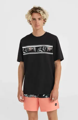 Mix and Match Floral Graphic T-Shirt | Black Out
