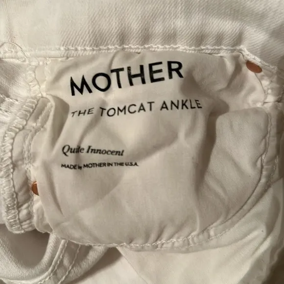 mother the tomcat quite innocent distressed jeans size 29