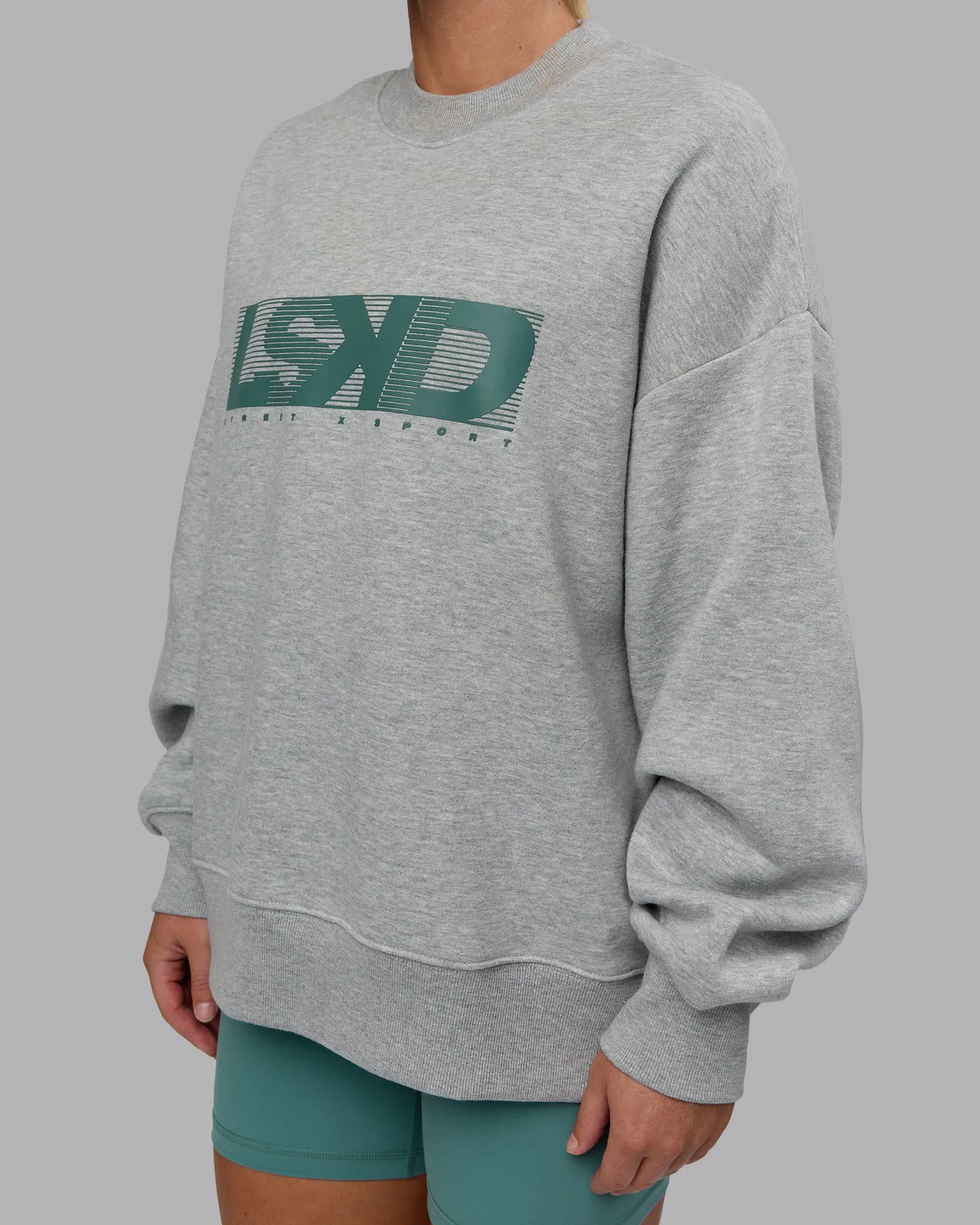 Move Oversized Sweater - Light Grey Marl-Sagebrush