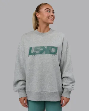 Move Oversized Sweater - Light Grey Marl-Sagebrush