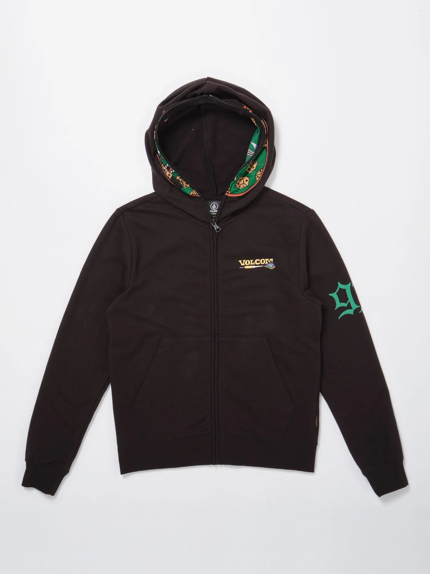 Nando Von Arb Full Zip Sweatshirt - BLACK - (KINDER)