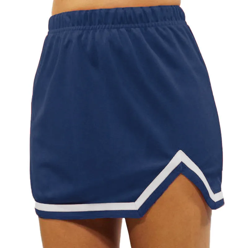 Navy & White V-Cut Tailgate Skirt