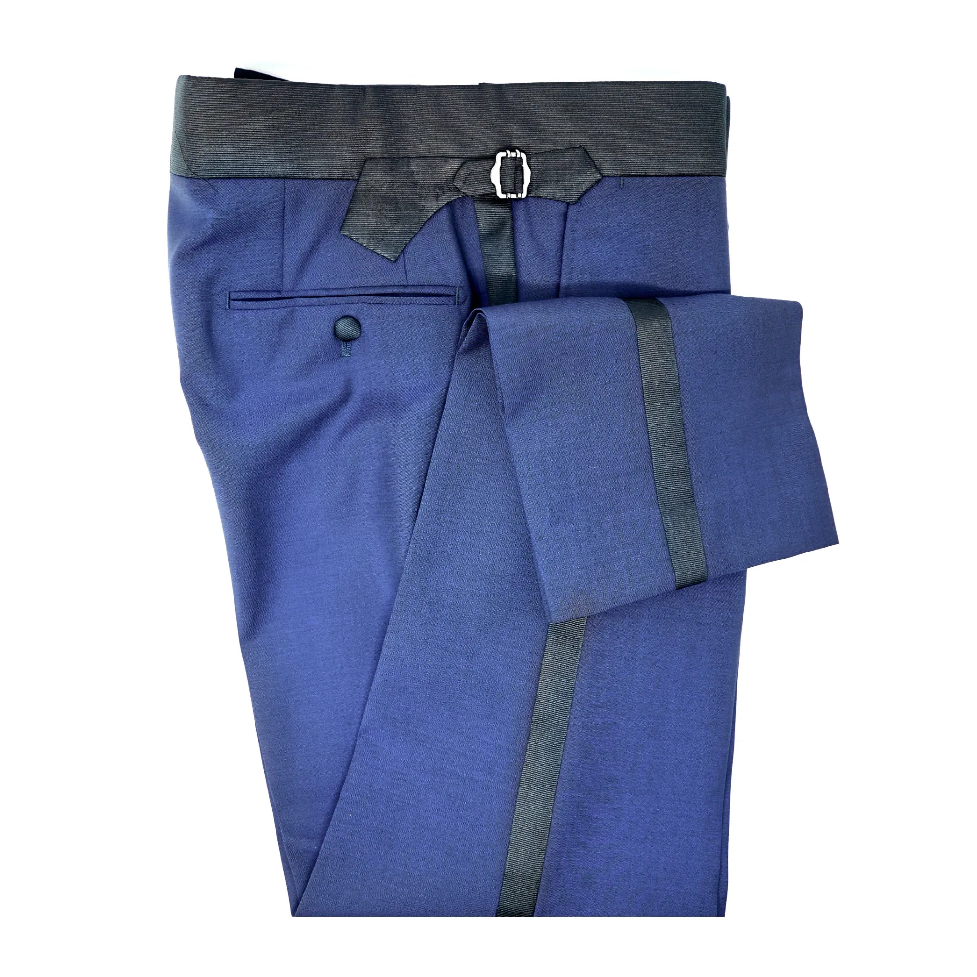 Navy Blue Tuxedo Trousers