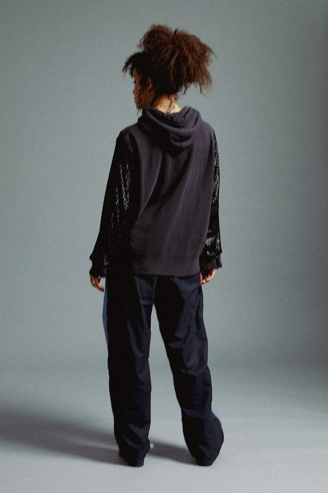 Nike Distressed Matte Hoodie Remix