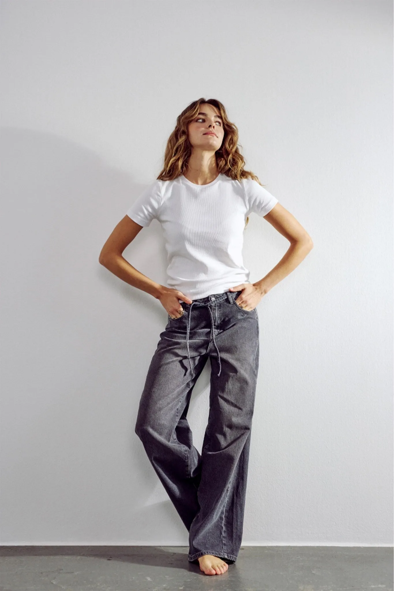 NUBROOKLYN JEANS - Grey Denim