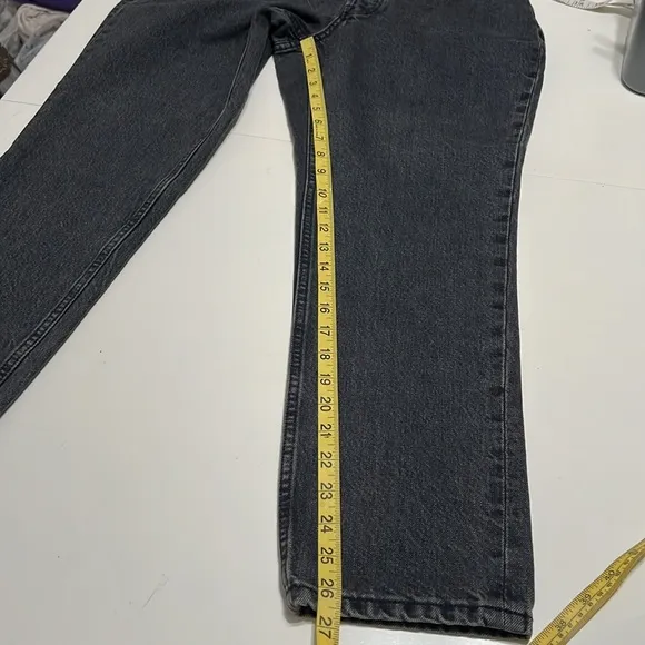 NWT Everlane The 90’s Curvy Cheeky Jeans in Washed Black Size 27