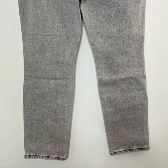 NWT Good American Good Classic Straight Leg Jeans Black176 Size 8/29