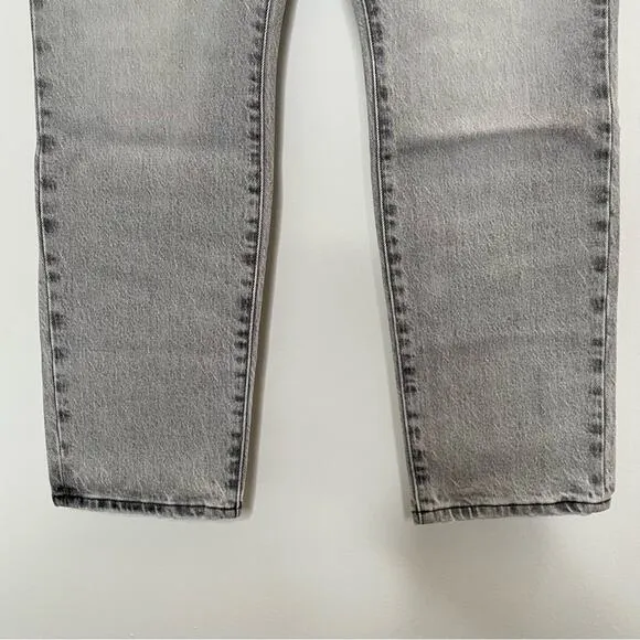 NWT Good American Good Classic Straight Leg Jeans Black176 Size 8/29