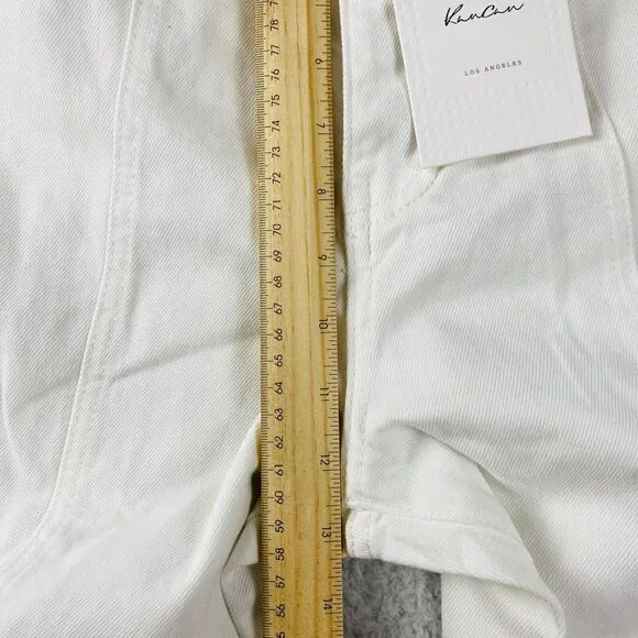 NWT KanCan Jeans Women's Size 11/29 White Wide Leg