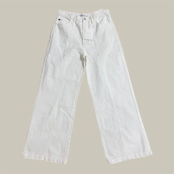 NWT KanCan Jeans Women's Size 11/29 White Wide Leg