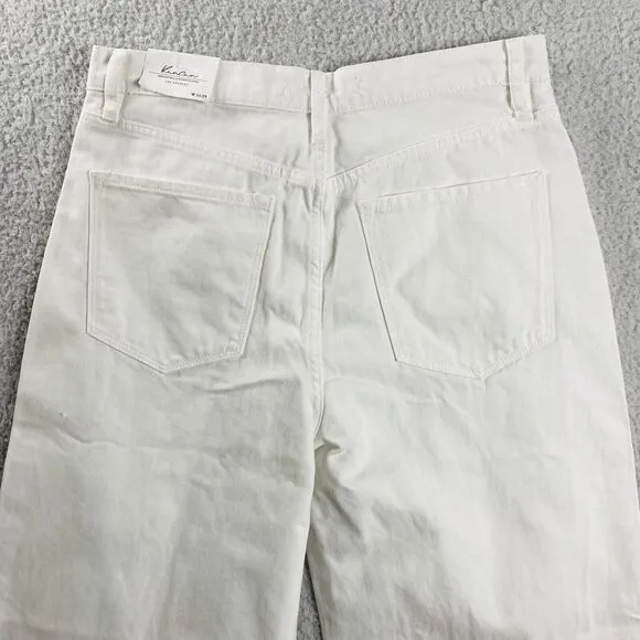 NWT KanCan Jeans Women's Size 11/29 White Wide Leg