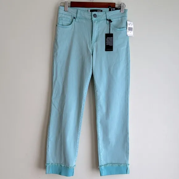 NWT Kut From The Kloth Amy Crop Straight Leg Jeans