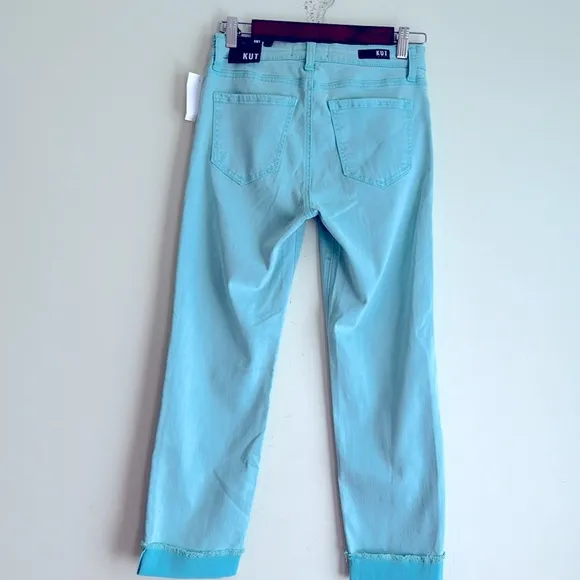 NWT Kut From The Kloth Amy Crop Straight Leg Jeans