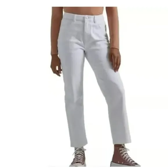 NWT Wrangler Womens High Rise Rodeo Straight Leg Crop Jeans- 14/32