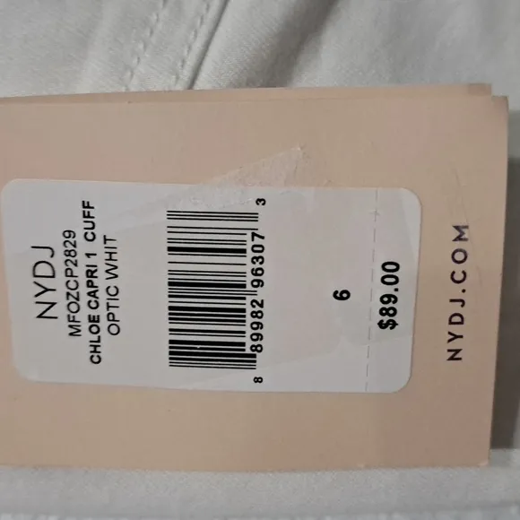 NYDJ Chloe Cuffed Capri Jeans