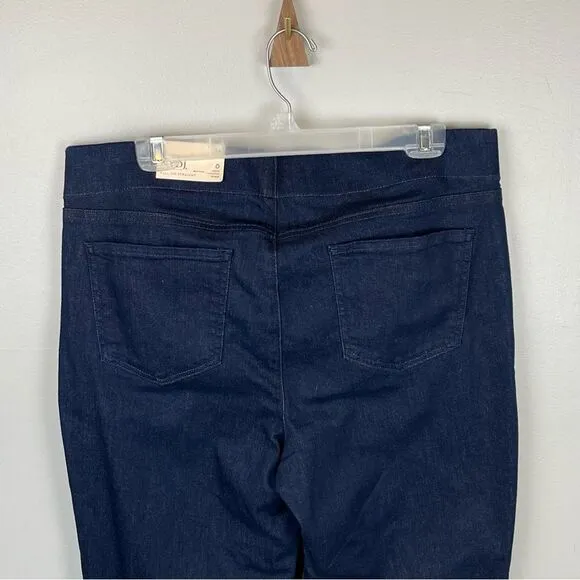NYDJ Color Rinse Marilyn Pull-On Straight Leg Jeans 14