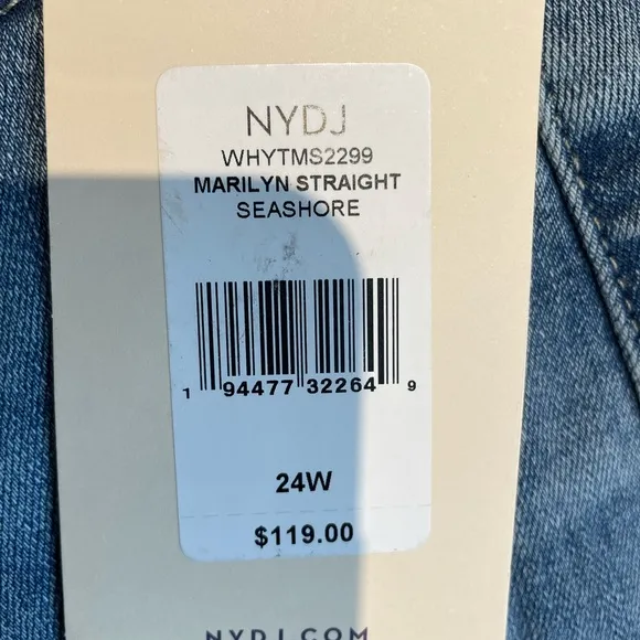 NYDJ Marilyn Straight Jeans