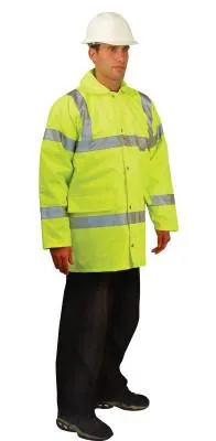 OccuNomix Premium 5-in-1 Parka, Large, Yellow, LUX-TJFS-YL