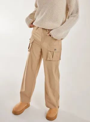 Oversized Pocket Wide Leg Cargo Trousers