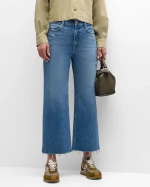 Paige Anessa Wide Leg Jean Holy Grail Distressed