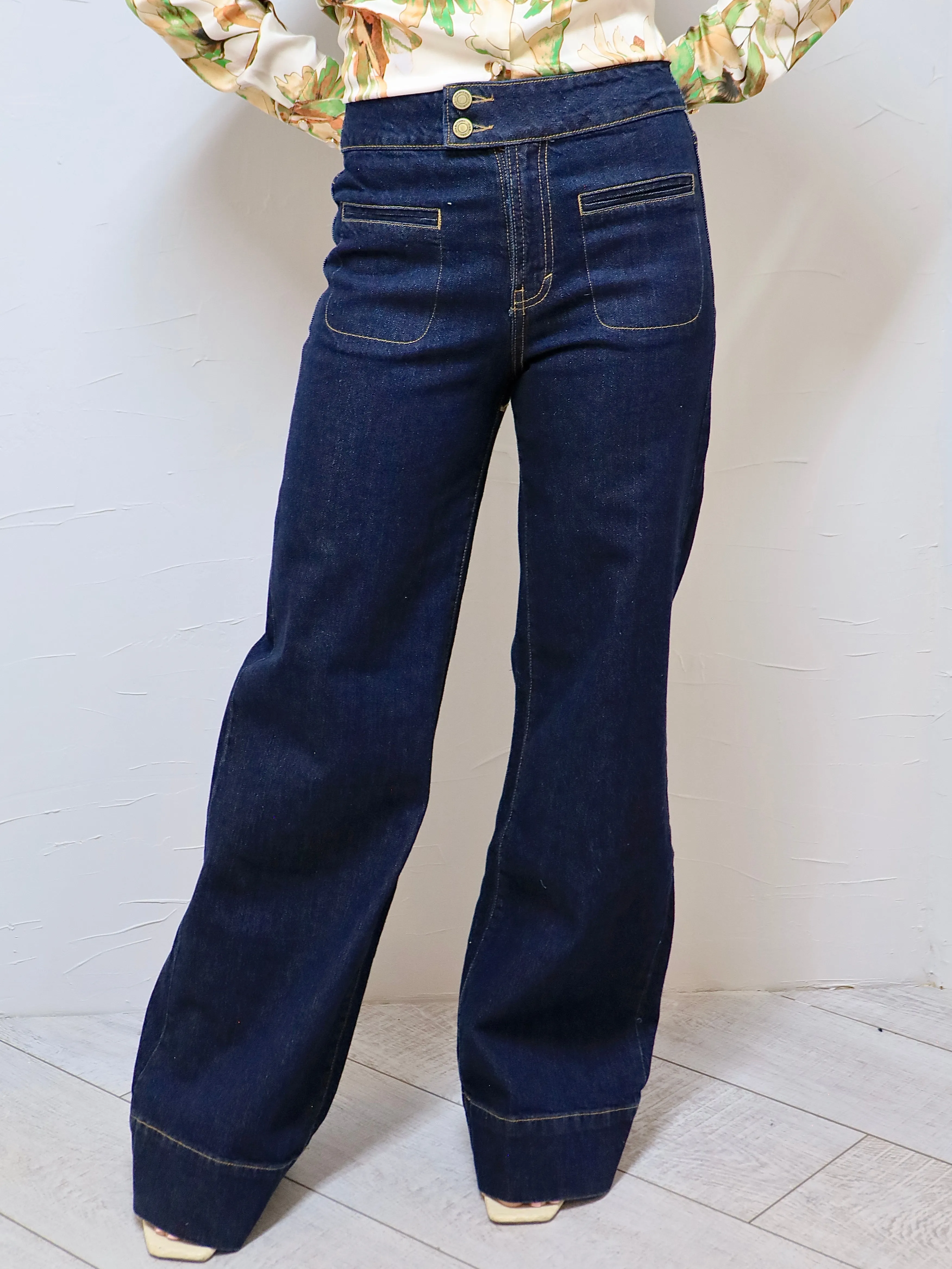 Perry Wide Leg In Dark Wash