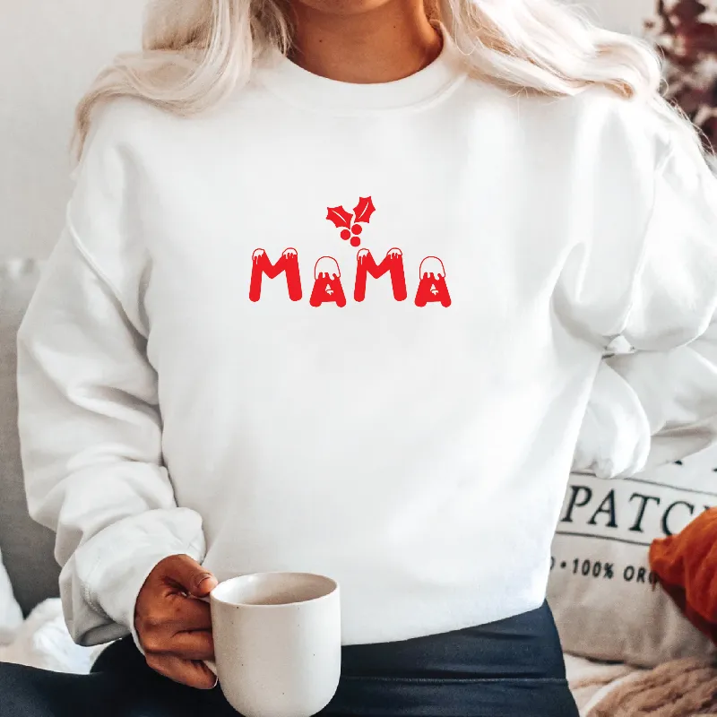 Personalised Family Christmas Mistletoe Jumpers
