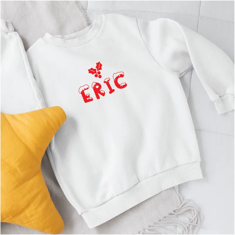 Personalised Family Christmas Mistletoe Jumpers