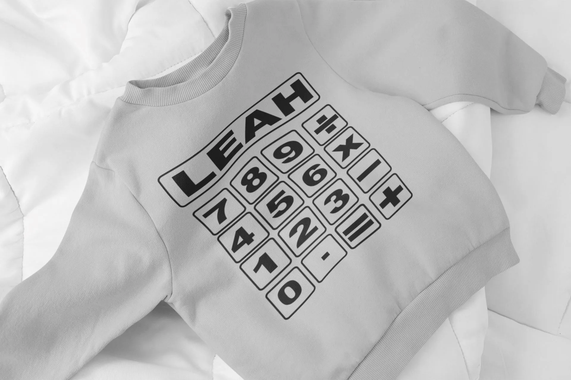 Personalised NSPCC School Number Maths Day Sweatshirts