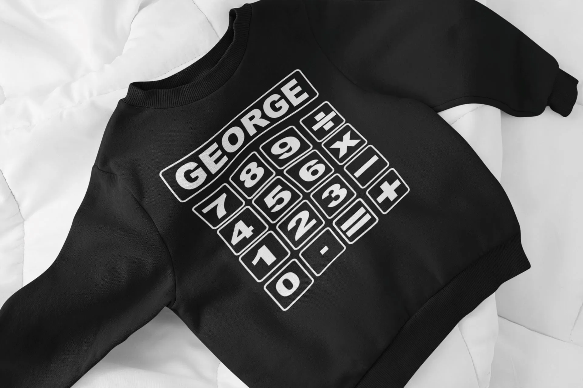 Personalised NSPCC School Number Maths Day Sweatshirts