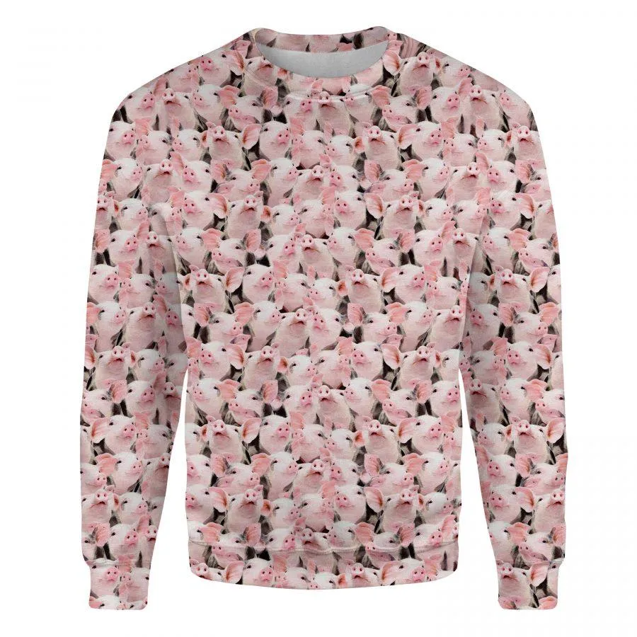 Pig - Full Face - Premium Sweatshirt