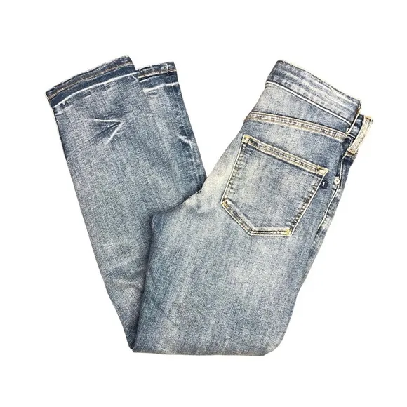 Pilcro The Vintage Straight distressed jeans ankle length made in USA size 26