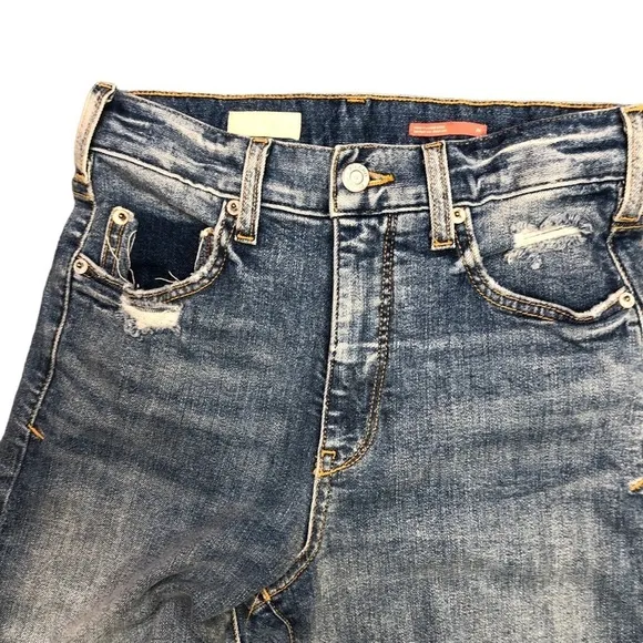 Pilcro The Vintage Straight distressed jeans ankle length made in USA size 26
