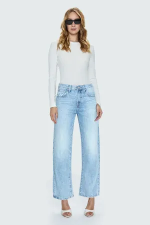 Pistola Lexi Mid Rise Bowed Straight