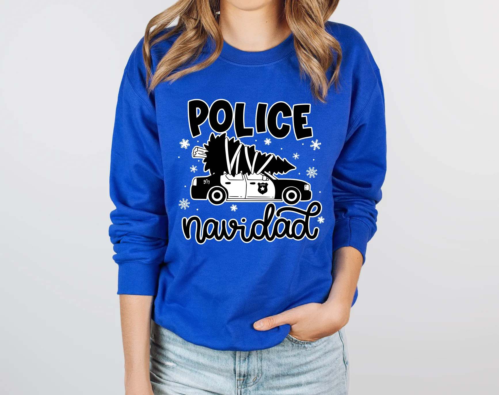 Police Navidad © Unisex Crewneck Sweatshirt
