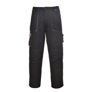 Portwest Texo Contrast Trousers - Lined Black