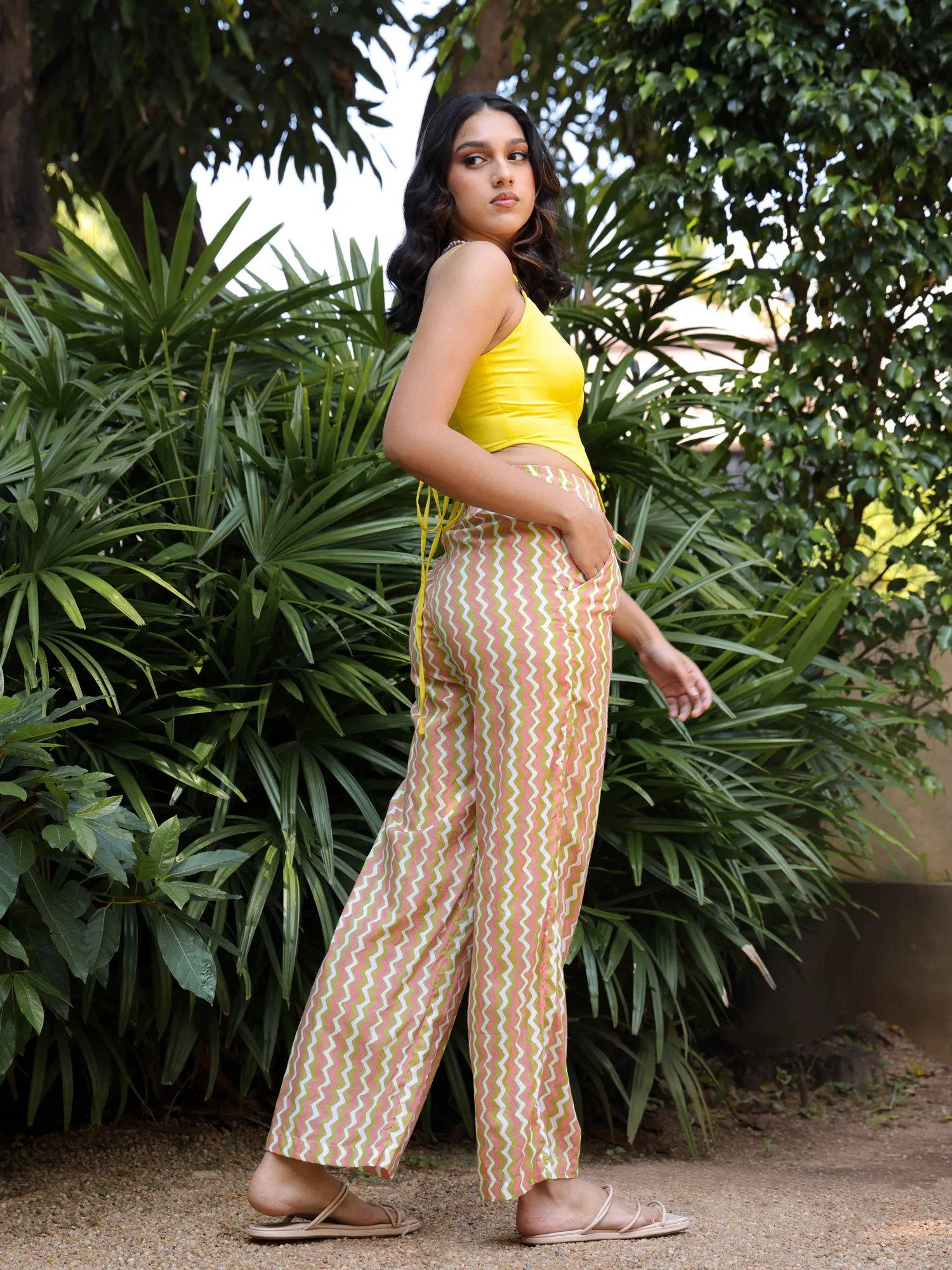Printed Drawstring Pant