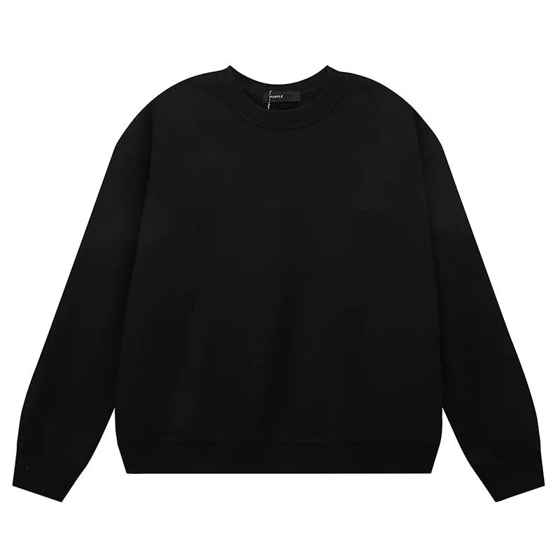 Purple Brand Logo Printed Sweatshirts