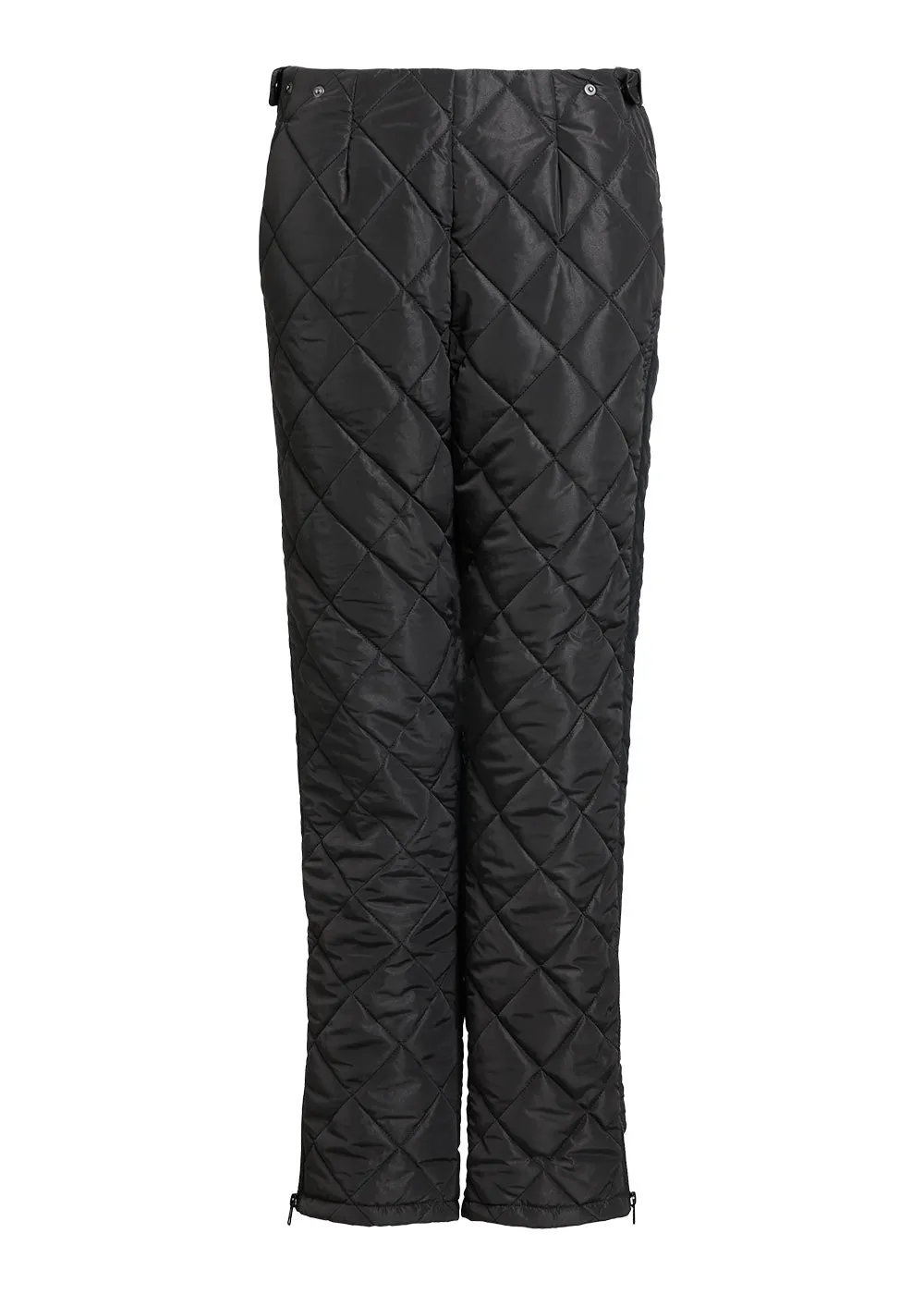 Quilted trousers COUNTRY - almost black