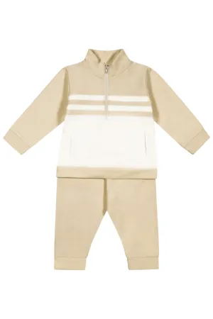 "Samson" Beige & White Tracksuit