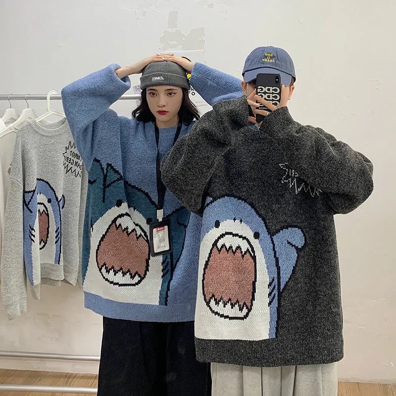 "SHARK COUPLE" SWEATER N022110