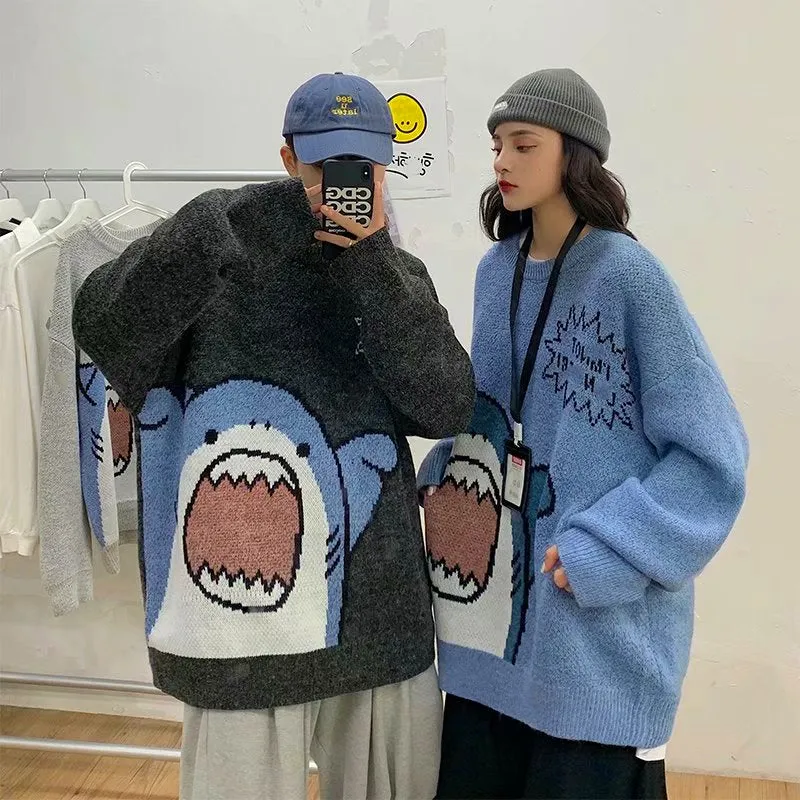 "SHARK COUPLE" SWEATER N022110